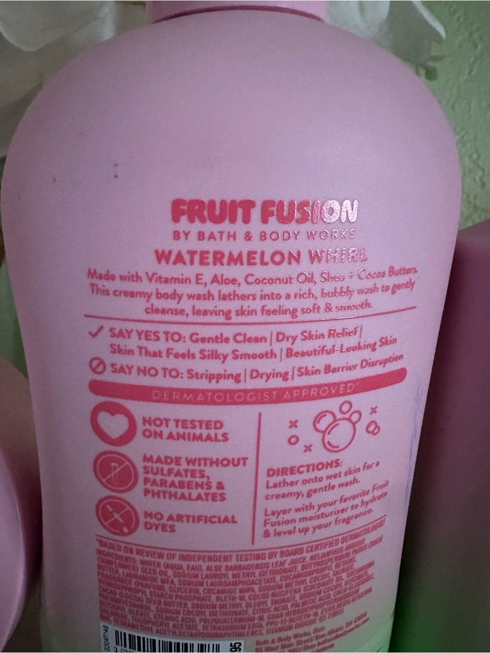 Bath & Body Works Fruit Fusion Watermelon Whirl Set - Pink & Green - Picture 6 of 6